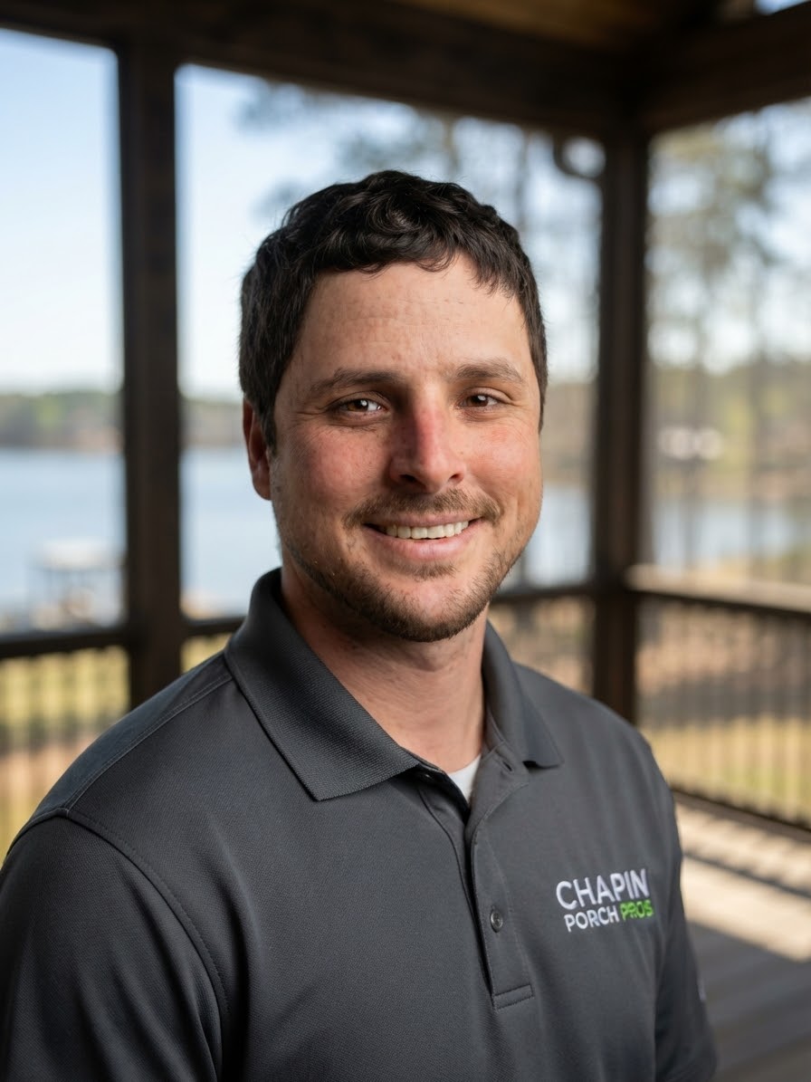 Jay Harrell, licensed South Carolina homebuilder and owner of Chapin Porch Pros